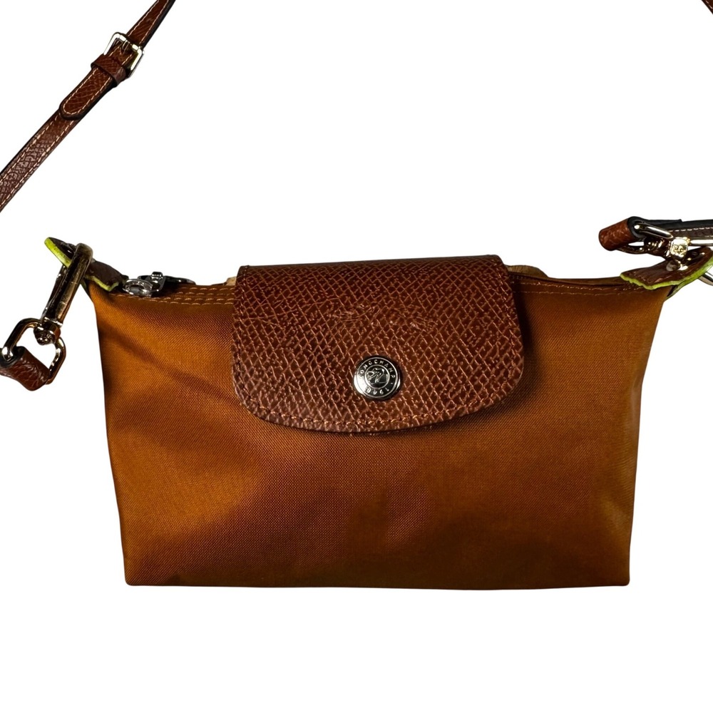 Longchamp Le Pliage Energy XS Handbag Women Burnt Orange Good Crossbody Canvas